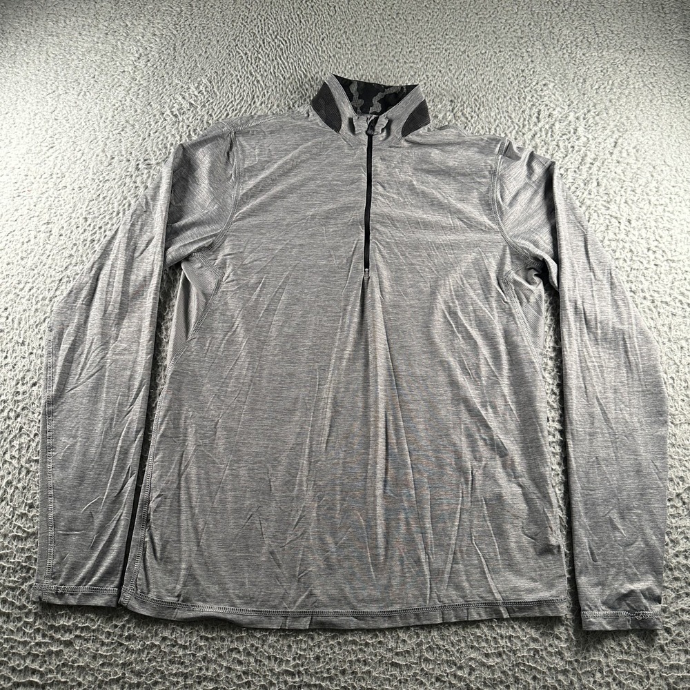Greyson Sport‎ Tate Golf Pullover Mens S Gray 1/4 Zip Long Sleeve Athletic